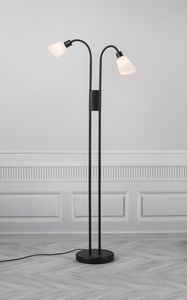 Lampa podłogowa MOLLI Nordlux E14 2x25W Szkło Czarny small 0
