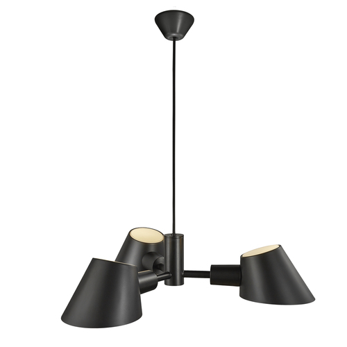Sprawdź Lampa wisząca STAY DFTP E27 60W Aluminium Czarny