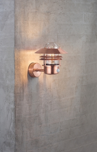 Sprawdź Lampa ścienna BLOK Nordlux E27 60W Miedź Miedziany