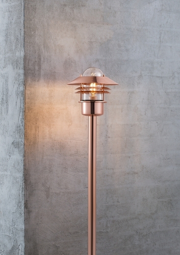 Sprawdź Lampa ogrodowa BLOK Nordlux E27 60W Miedź Miedziany