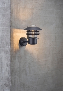 Kinkiet zewnętrzny Nordlux Vejers Up czarny E27 60 W small 0