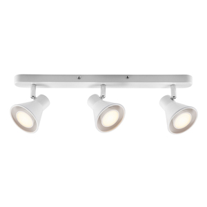 Lampa sufitowa i ścienna Nordlux EIK 3 biała metal 3xGU10 maks. 35 W regulowane klosze 45 cm small 1