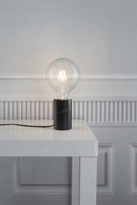 Lampa stołowa SIV Nordlux E27 60W Marmur Czarny small 1
