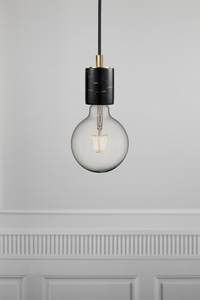 Lampa wisząca SIV Nordlux E27 60W Marmur Czarny small 1