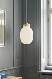 Lampa wisząca RAITO DFTP E27 25W Szkło Biały small 1