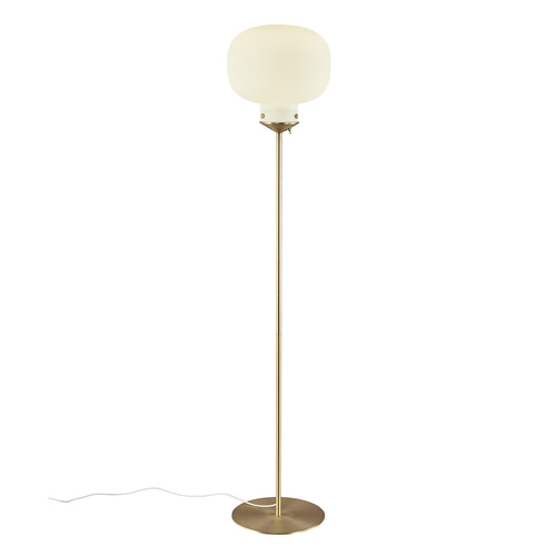 Sprawdź Lampa podłogowa Nordlux Raito 48084001 biała/mosiężna E27 25 W 150 cm