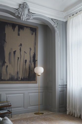 Sprawdź Lampa podłogowa Nordlux Raito 48084001 biała/mosiężna E27 25 W 150 cm