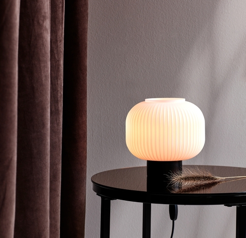 Sprawdź Lampa stołowa MILFORD Nordlux E27 40W Szkło Czarny