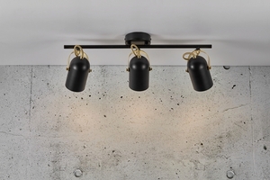 Lampa sufitowa LOTUS Nordlux E14 3X40W Metal Czarny/Mosiężny small 0