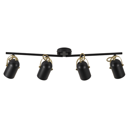 Sprawdź Lampa sufitowa LOTUS Nordlux E14 4X40W Metal Czarny/Mosiężny
