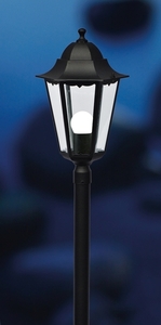 Lampa ogrodowa CARDIFF Nordlux E27 60W Aluminium Czarny small 1