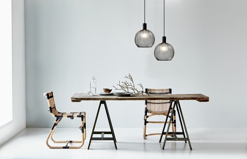 Sprawdź Lampa wisząca AVER DFTP E27 60W Metal Czarny