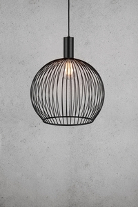 Lampa wisząca Nordlux DFTP Aver 50 czarna metalowa E27 50 cm small 2