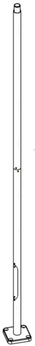 Sprawdź Słup oświetleniowy NORLYS Lamppost grafitowy 400 cm 1257GR