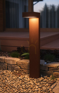 Słupek oświetleniowy NORLYS Asker 1311BL LED 7,2W 3000K czarny 85 cm small 15