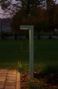 Słupek oświetleniowy NORLYS Asker 85 cm czarny LED 7,8W 3000K 1317BL small 7