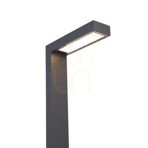 Latarnia ogrodowa Norlys Asker Pole Pro 1369GR grafitowa, LED 3000 K, DALI2, 236 cm small 3