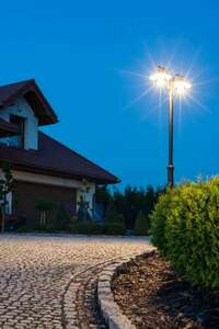 Latarnia ogrodowa NORLYS Oslo cynk ogniowy 2xE27 IP55 242GA small 2