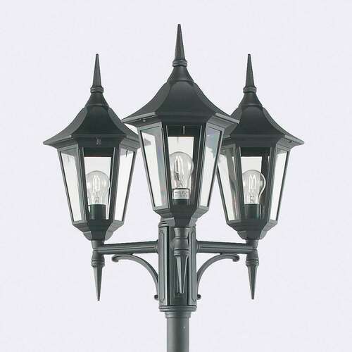 Sprawdź Latarnia ogrodowa NORLYS Modena 303 czarna 9005 LED 3x9W IP54 303BL