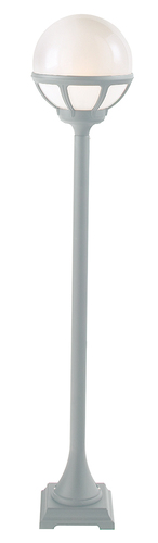 Sprawdź Lampa Ogrodowa Kula BOLOGNA 315W Biała E27 LED 9W