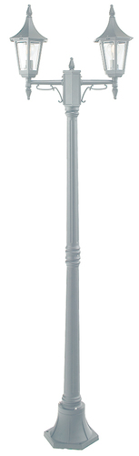 Sprawdź Latarnia ogrodowa NORLYS Rimini 402WH biała 2×E27 188 cm