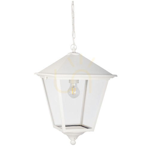 Sprawdź Lampa wisząca IP 54 LONDON 481A/WH E27 biała - premium NORLYS