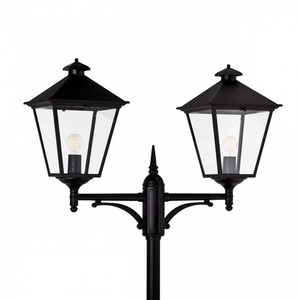 Latarnia ogrodowa / parkowa IP54 LONDON BIG 492BL 2xE27 czarna - premium NORLYS small 1