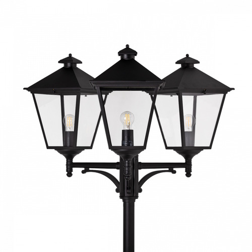 Sprawdź Latarnia ogrodowa / parkowa IP54 LONDON BIG 495BL 3 x E27 czarny - premium NORLYS