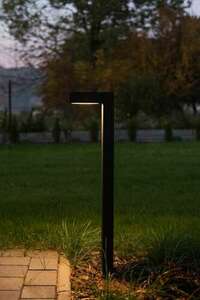 Słupek oświetleniowy NORLYS Asker 5124BL czarny 85 cm LED 7,2W 4000K IP65 small 4