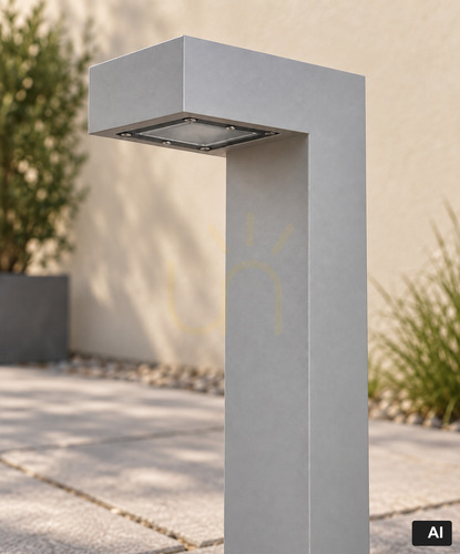 Sprawdź Słupek oświetleniowy NORLYS Asker Pro 5217AL aluminium 55 cm LED 7,7W 4000K IP65