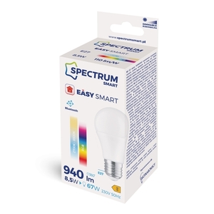 Led Gls 8,5 W E 27 230 V Rgbw+Cct+Dim Btm Spectrum Smart Easy Smart small 1