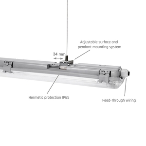 Limea Led Tube Slim Hermetyk G13 2x60 250 V Ip65   710x90x63 Mm Szary small 11