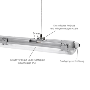 Limea Led Tube Slim Hermetyk G13 2x60 250 V Ip65   710x90x63 Mm Szary small 15
