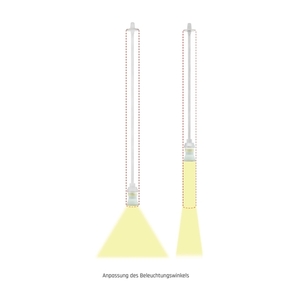 Chloe Slim Mr11 Zwieszana Baza 250 V Ip20 40x500+1m Kabel Biały Regulowany Kąt świecenia small 10