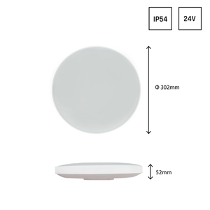 Nymphea Black & White Rings 24 W Cw 230 V 115st Ip54 Fi320x52 Biały/Czarny Okrągła 6 Nymphea Black & White Rings 24 W Cw 230 V 115st Ip54 Fi320x52 Biały/Czarny Okrągła small 6