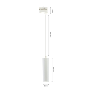 Madara Mini Ring Gu10 Zwis Na Szynoprzewód 3 F 230 V Ip20 Fi55*200mm Biały Kabel 1m 8 Madara Mini Ring Gu10 Zwis Na Szynoprzewód 3 F 230 V Ip20 Fi55*200mm Biały Kabel 1m small 8