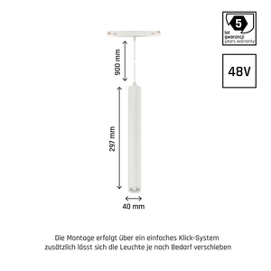 System Shift Hangit Oprawa Zwis Na Szynoprzewód 40x297 (935mm Kabel) 12 W 25st Biały 5 Lat Gw. 3 System Shift Hangit Oprawa Zwis Na Szynoprzewód 40x297 (935mm Kabel) 12 W 25st Biały 5 Lat Gw. small 3