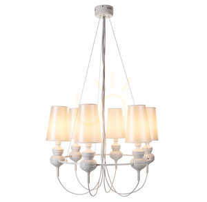 Żyrandol Step into Design QUEEN-6 biały, 6×E27, 82 cm small 5