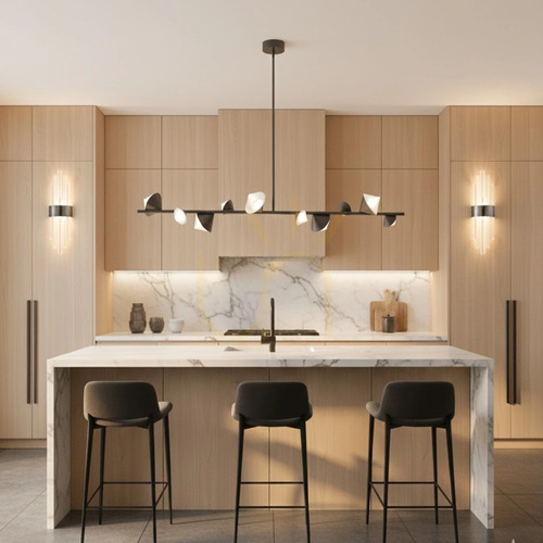 Sprawdź Podłużna lampa wisząca LED CONE Step into Design, czarna, 130 cm