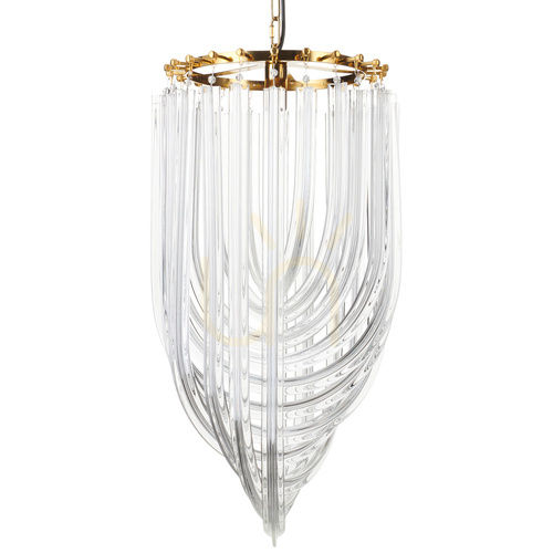 Sprawdź Lampa wisząca WAVE złota 40 cm