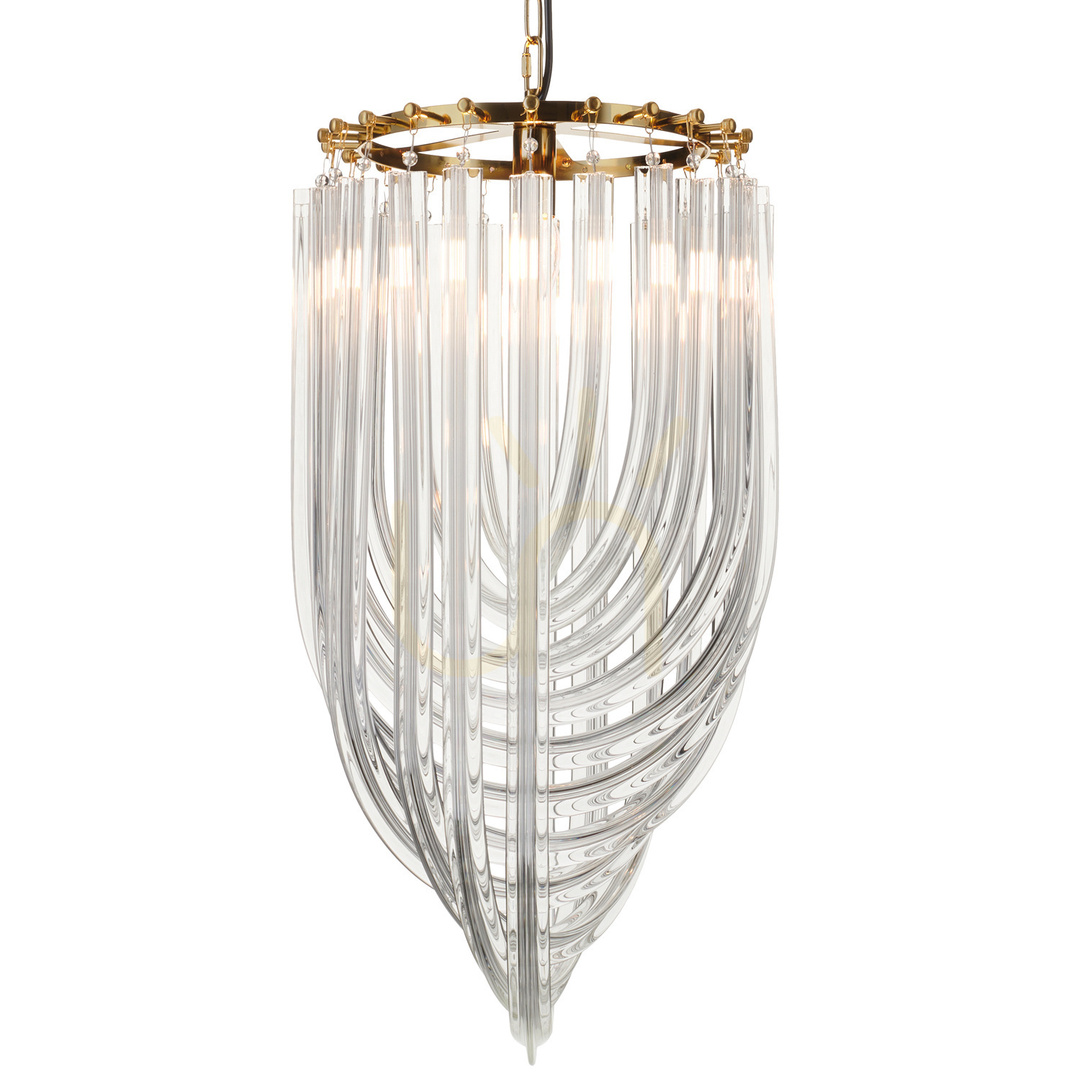 Zobacz Lampa wisząca WAVE złota 60 cm Lampa wisząca WAVE złota 60 cm