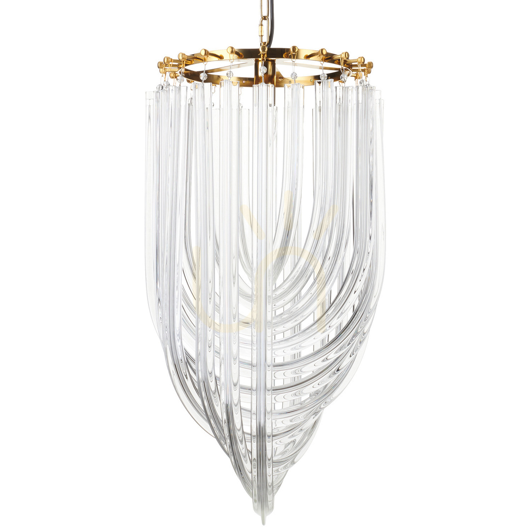 Obejrzyj Lampa wisząca WAVE złota 60 cm Lampa wisząca WAVE złota 60 cm