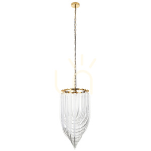 Lampa wisząca WAVE złota 60 cm 3 Lampa wisząca WAVE złota 60 cm small 3