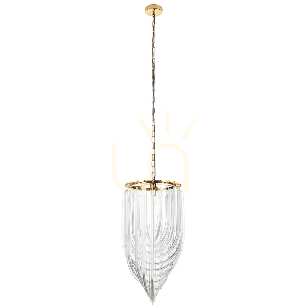 Wyświetl Lampa wisząca WAVE złota 60 cm Lampa wisząca WAVE złota 60 cm