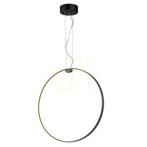 Lampa wisząca ACIRCULO led czarna 60 cm small 2