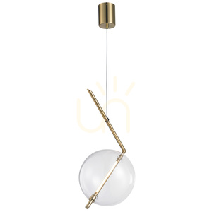 Lampa wisząca AMORE - 1 LED złota 24 cm 2 Lampa wisząca AMORE - 1 LED złota 24 cm small 2