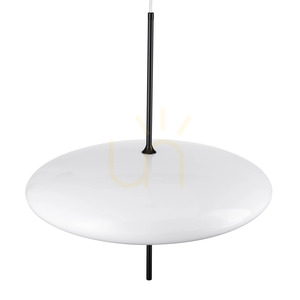 Lampa wisząca PIATTO biała 50 cm small 6