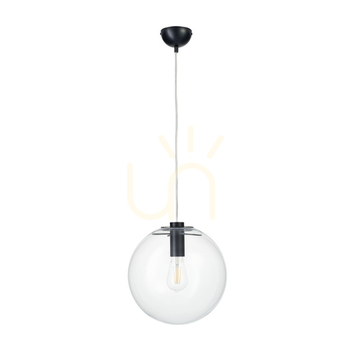 Sprawdź Lampa wisząca TONDA czarna 30 cm