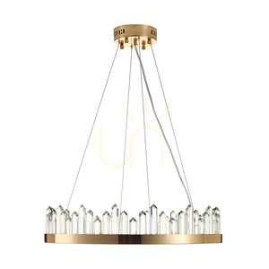 Lampa wisząca LUSSO LED złota 60 cm small 10