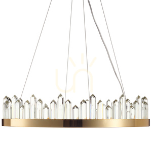 Lampa wisząca LUSSO LED złota 60 cm small 3